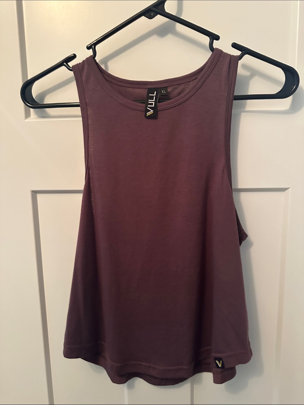 Bull Sport Purple Cropped Racerback Tank- Size XL